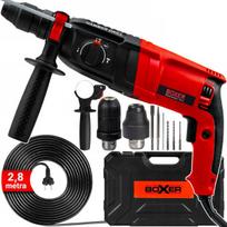 Rinkinys Mūrinis perforatorius Boxer SR-064 3200 W 2in1 SDS ir standartinis 230 V
