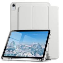 „Connect“ „Samsung Galaxy Tab S9“ planšetinio kompiuterio dėklas su imitaciniu mikropluošto vidumi, sidabrinis