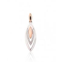 Auksinis pakabukas su deimantais Diamond Sky "Princess Teardrop III"
