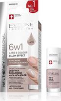 Nagų kondicionierius Eveline Cosmetics Nail Therapy Prof. 6in1 Care&Colour Latte, 5ml