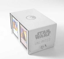 Gamegenic Star Wars Unlimited Dvigubas Denio Dėklas Baltas/juodas