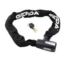 Dviračio spyna su raktu Gerda Contra, 8mm, juoda