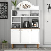 Virtuvinė spintelė Hanah Home Bohem 860 balta, modernios durys, 120 cm