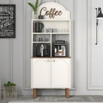 Virtuvės spintelė Hanah Home Bohem 859 kreminės spalvos, modernaus dizaino
