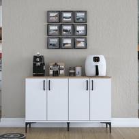 Virtuvės spintelė Hanah Home JE162-3268 balta moderni 120x40 cm