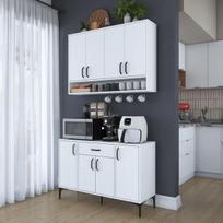 Virtuvės spintelė Hanah Home JE205-3824, balta, moderni, 120x40 cm