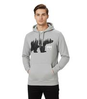 Helly Hansen vyriškas džemperis su gobtuvu ir logotipu 79264_970, pilkas