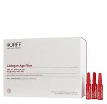 Veido ampulės su jūriniu kolagenu ir hialurono rūgštimi Korff Collagen Age Filler, 28 vnt.