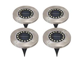 4x Saulės šviestuvai lauko, 16 Led, įsmeigiami