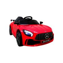 Vienvietis vaikiškas elektromobilis Mercedes AMG GT R, raudonas