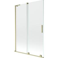 Vonios sienelė Mexen Velar L, 120 x 150 cm, Brushed gold/Transparent