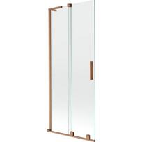 Vonios sienelė Mexen Velar L, 80 x 150 cm, Brushed copper/Transparent