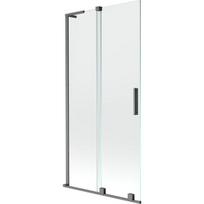 Vonios sienelė Mexen Velar L, 95 x 150 cm, Brushed gun gray/Transparent