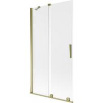 Vonios sienelė Mexen Velar, 100 x 150 cm, Gold/matinis stiklas