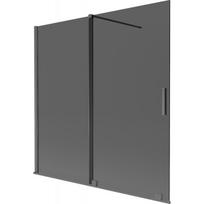 Vonios sienelė Mexen Velar, 160 x 150 cm, Brushed gun gray/Graphite