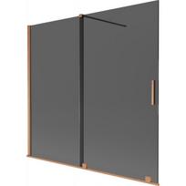 Vonios sienelė Mexen Velar, 170 x 150 cm, Brushed copper/Graphite