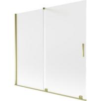 Vonios sienelė Mexen Velar, 170 x 150 cm, Gold/matinis stiklas
