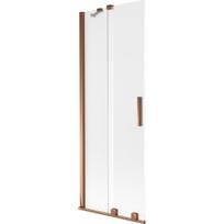 Vonios sienelė Mexen Velar, 70 x 150 cm, Rose gold/matinis stiklas
