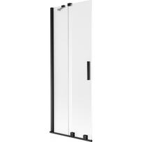 Vonios sienelė Mexen Velar, 75 x 150 cm, Black/matinis stiklas