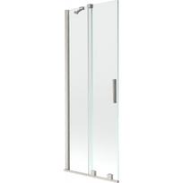 Vonios sienelė Mexen Velar, 75 x 150 cm, Brushed nickel/Transparent