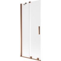 Vonios sienelė Mexen Velar, 85 x 150 cm, Rose gold/matinis stiklas
