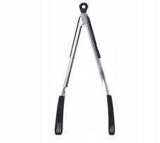 Grilio žnyplės Mirpol AE328, 33 cm, juodos/sidabrinės spalvos