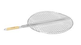Grilio grotelės Neka Round, 50 cm, rudos/sidabrinės spalvos