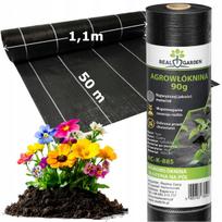 Agroplėvelė 90 g 1,1 x 50 m juoda UV agrotkanava antivešlių danga