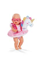 Baby born maudymosi rinkinys su vienaragiu, 43 cm