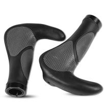 Ergonominės dviračio vairo rankenos su rageliais – guminiai gripai