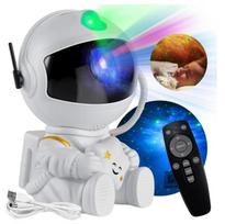 LED sėdintis astronautas - galaktikų projektorius