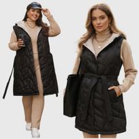 Liemenė moterims Fashion, juoda, XL/XXL