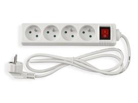 Prailginimo laidas su 4 lizdais, 1.5m, 3000w, jungikliu