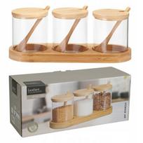 Prieskonių indelių rinkinys, 300 ml, 4 vnt.
