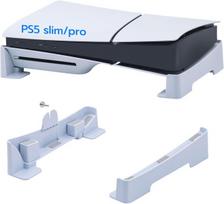 Žaidimų konsolė Horizontalus PS5 Slim/Pro stovas, lengvai išsklaido šilumą, baltas