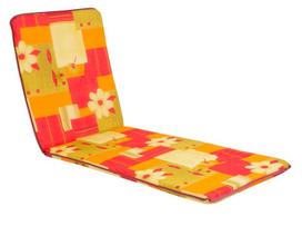 Pagalvėlė lauko gultui „Mona Liege“ E001-03BB, 4 cm storio, 60 x 185 cm, klasikinė oranžinė