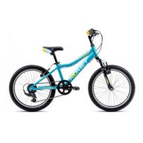 Vaikiškas dviratis – ROMET RAMBLER 20 KID 2, S 20'', Turkio spalvos/Mėlynos spalvos