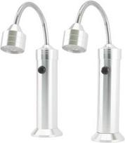 Grilio apšvietimo rinkinys RealPower BBQ-Light 2, 25x3.9 cm, sidabrinės spalvos