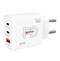 Skross Gan Usb įkroviklis 65w, 2x Usb C, 1x Usb A, Pd