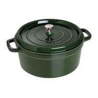 Staub apvalus ketaus puodas 40509-361-0, žalias, 6,7 L
