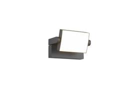 Led lauko sieninis šviestuvas 10w antracito, reguliuojamas, 3000k, Ip54
