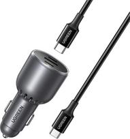 UGREEN EC705 130W AUTOMOBILINIS TELEFONŲ ĮKROVIKLIS 1X USB 2X USB-C