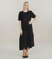 Vero Moda moteriška suknelė 10348086*01, juodas/sidabras, XS