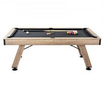 Biliardo stalas, 213.4x121.5x80.5 cm, juodas, MDF