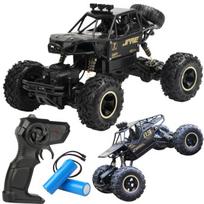 Monster Truck Nuotolinio Valdymo Automobilis, Visureigio Lenktynės, 4X4 Trauka, Didelis Rc Automobilis, Metalas + 2 Baterijos, Juodas