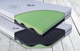 Ortopedinis čiužinys BabyMatex Flora 140x70x10 Bambukas Aloe Vera