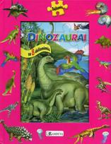 Dinozaurai (8 dėlionės) (knyga su defektais)