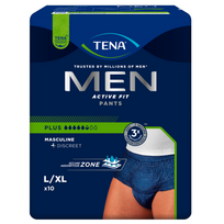 Vyriškos sauskelnės-kelnaitės TENA MEN PANTS PLUS L/XL N10