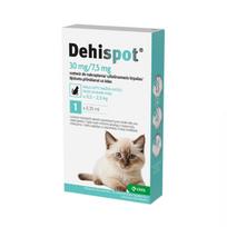 Dehispot užlašinamas tirpalas nuo kirmėlių katėms, 60mg/15mg (2,5-5 kg)