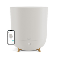 Oro drėkintuvas Duux Neo Smart Humidifier Water tank capacity 5 L skirtas patalpoms iki 50 m² Ultrasonic Humidification capacity 500 ml/hr Greige